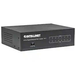 Intellinet - 60-Watt 8-Port Gigabit Ethernet PoE+ Switch
