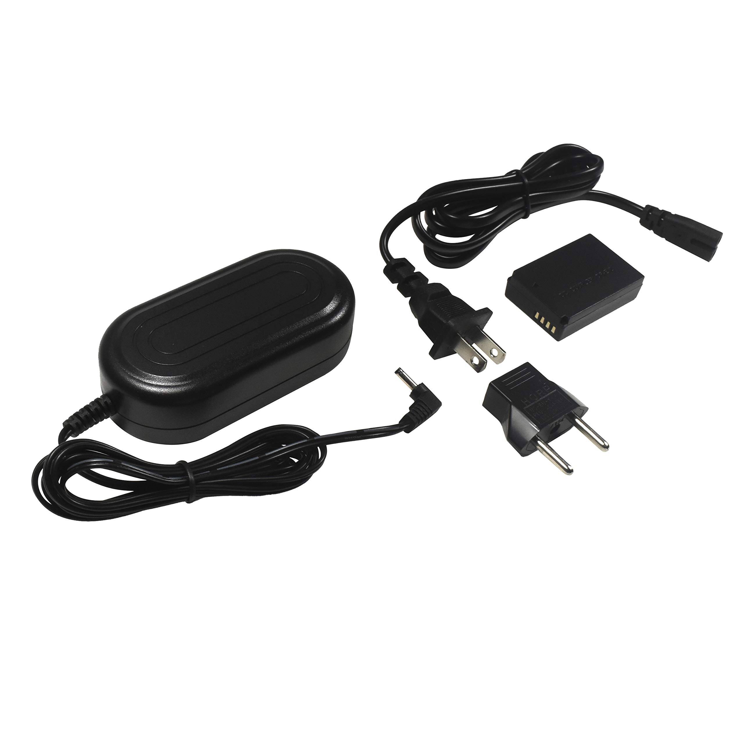 Left. HQRP - AC Adapter Kit for Canon ACK-E12 EOS M M2 M10 M50 M100 M200 Kiss M Digital Camera.