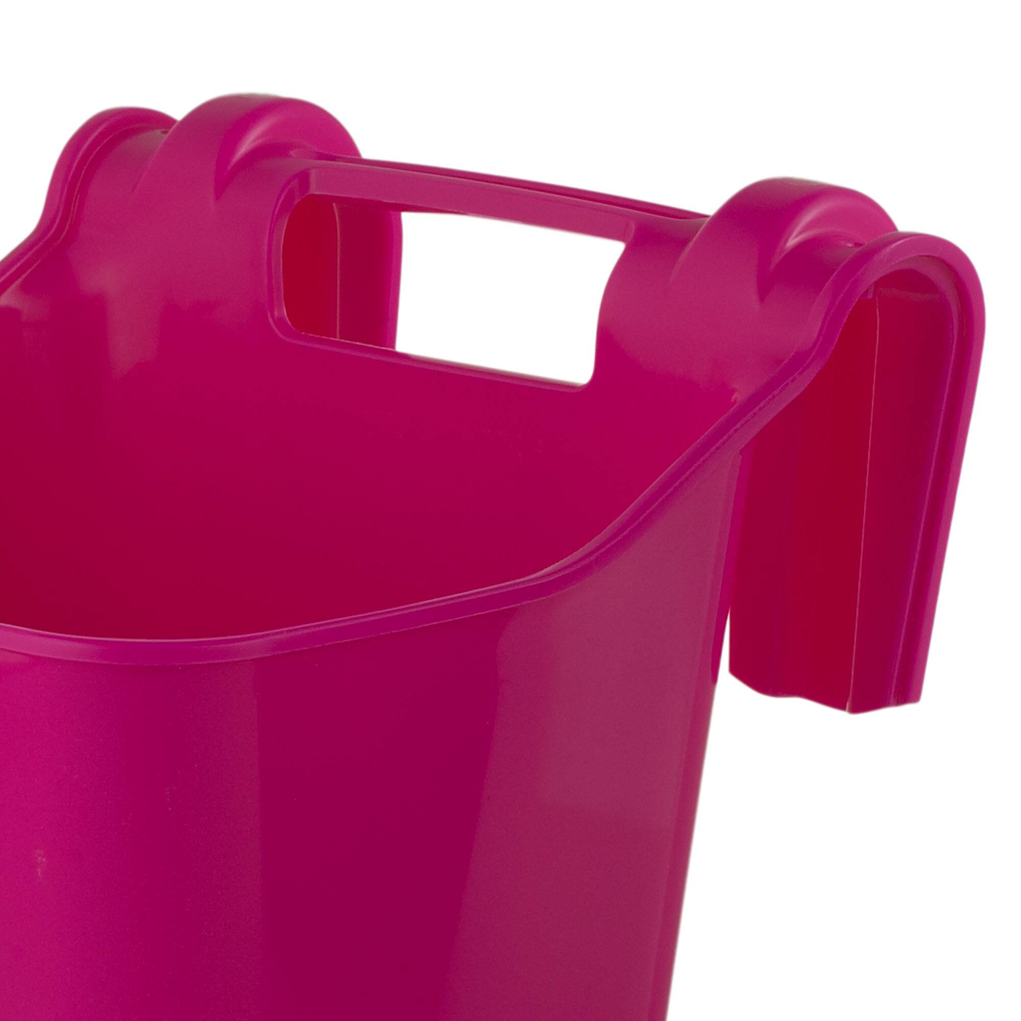 Alt View 2. Little Giant - Little Giant 12 Quart Mountable Livestock Pet Hook Over Bucket Feeder, Hot Pink - Hot Pink.