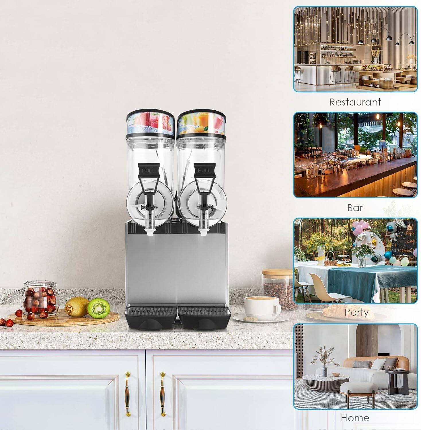 Restaurant  
Bar  
Party  
Home