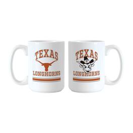 Logo Brands - Texas Longhorns 15oz. Current & Throwback Mug Set - Multicolor