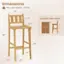 Dimensions: Max Load Capacity: 330 lbs. Suitable Table Height: 40"-43".
