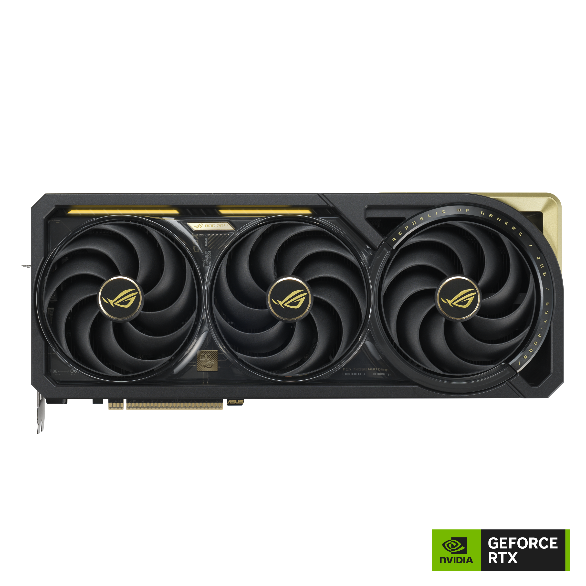 ASUS - ROG Astral NVIDIA GeForce RTX 5090 32GB GDDR7 PCI Express 5.0 Graphics Card with Curved AMOLED Display - 20th Edition