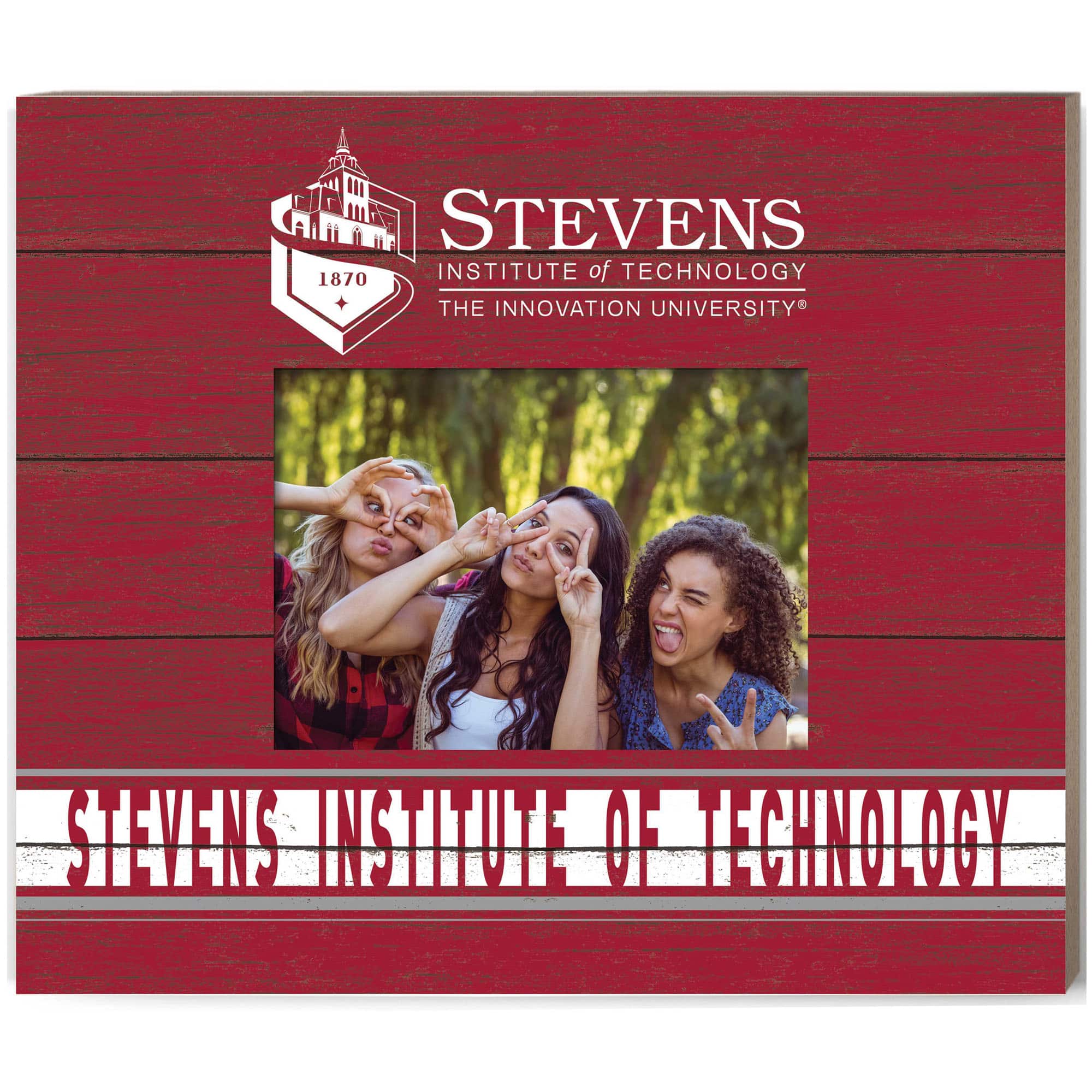 Jardine - Stevens Institute of Technology Ducks 11'' x 13'' Team Spirit Scholastic Picture Frame - Red price history on PriceWatchPro