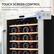 Left. Whynter - 34-Bottle Wine Cooler - Stainless steel.