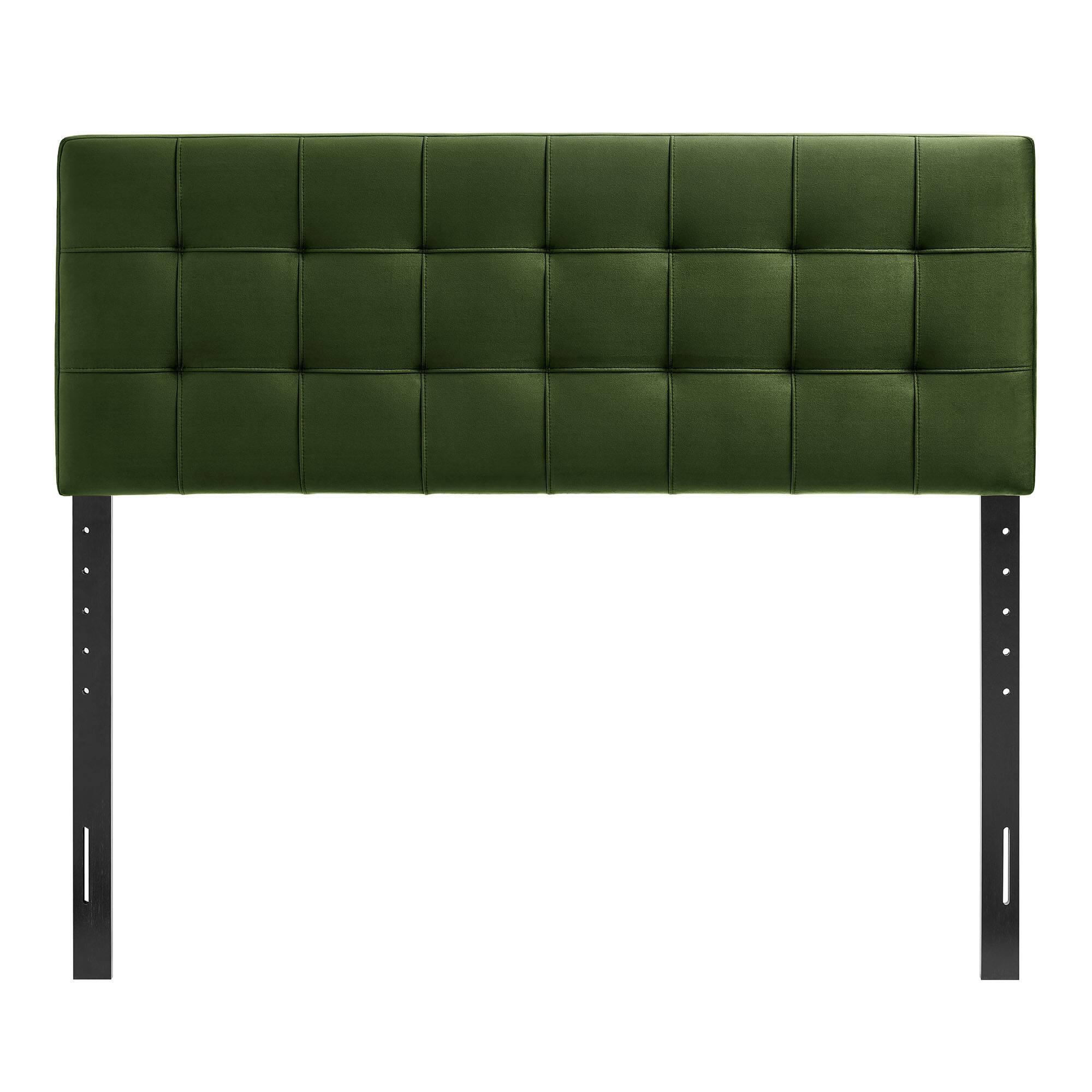 Alt View 2. Modway - Lily Biscuit Tufted Performance Velvet Headboard by Modway - Moss Green.