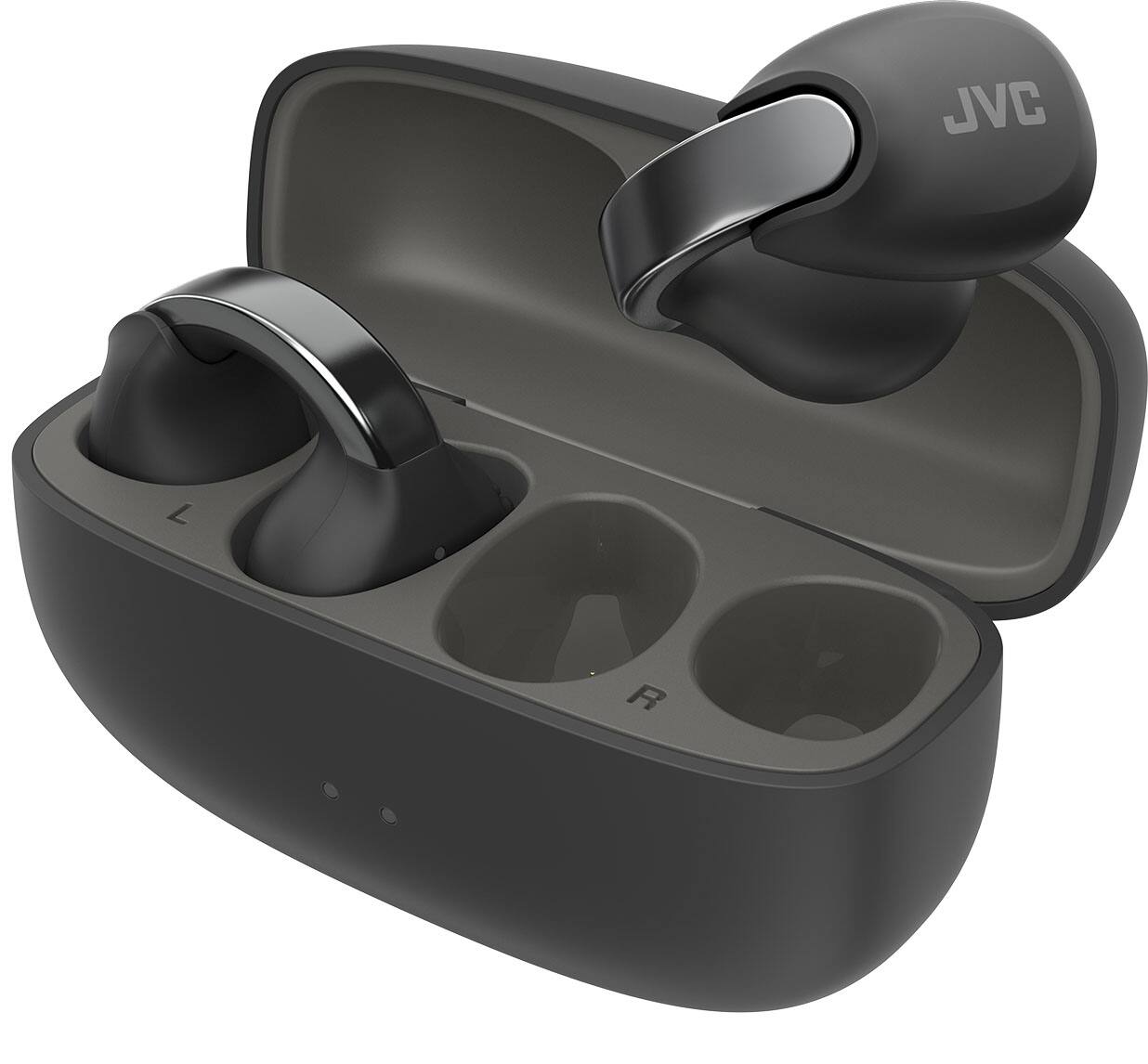 Angle. JVC - Open-Ear Headphones HANP1TB - Black.