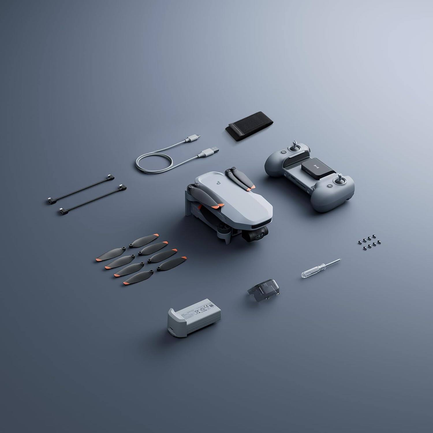 Alt View 4. Potensic - Atom 2 Drone with Camera 4K HDR Video, 8K Photo, Under 249g, Gimbal, 10KM Transmission, AI Track, Standard Kit - White.