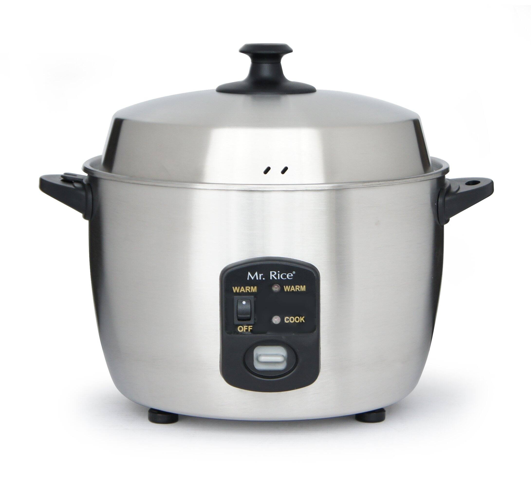 SPT - 10-Cup Cooker and Steamer - Stainless Steel