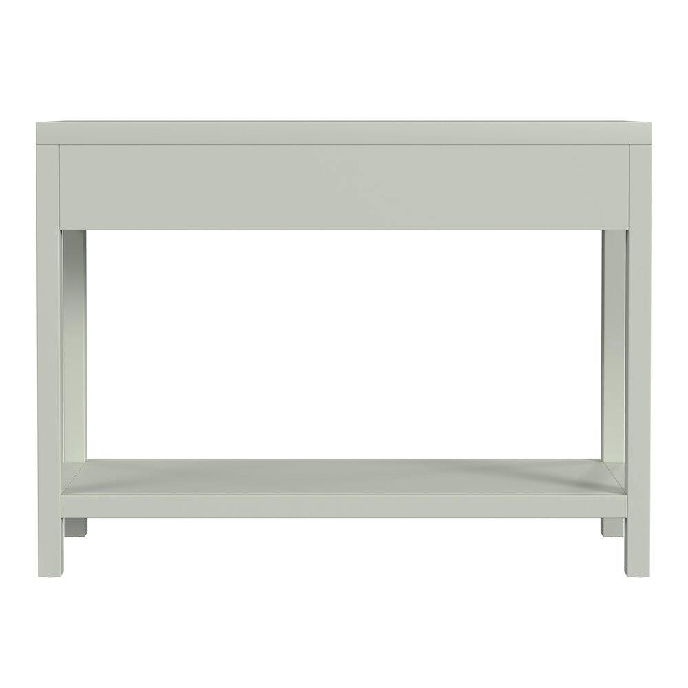 Angle. Butler Specialty - Nora 2 Drawer Console Table - Green.