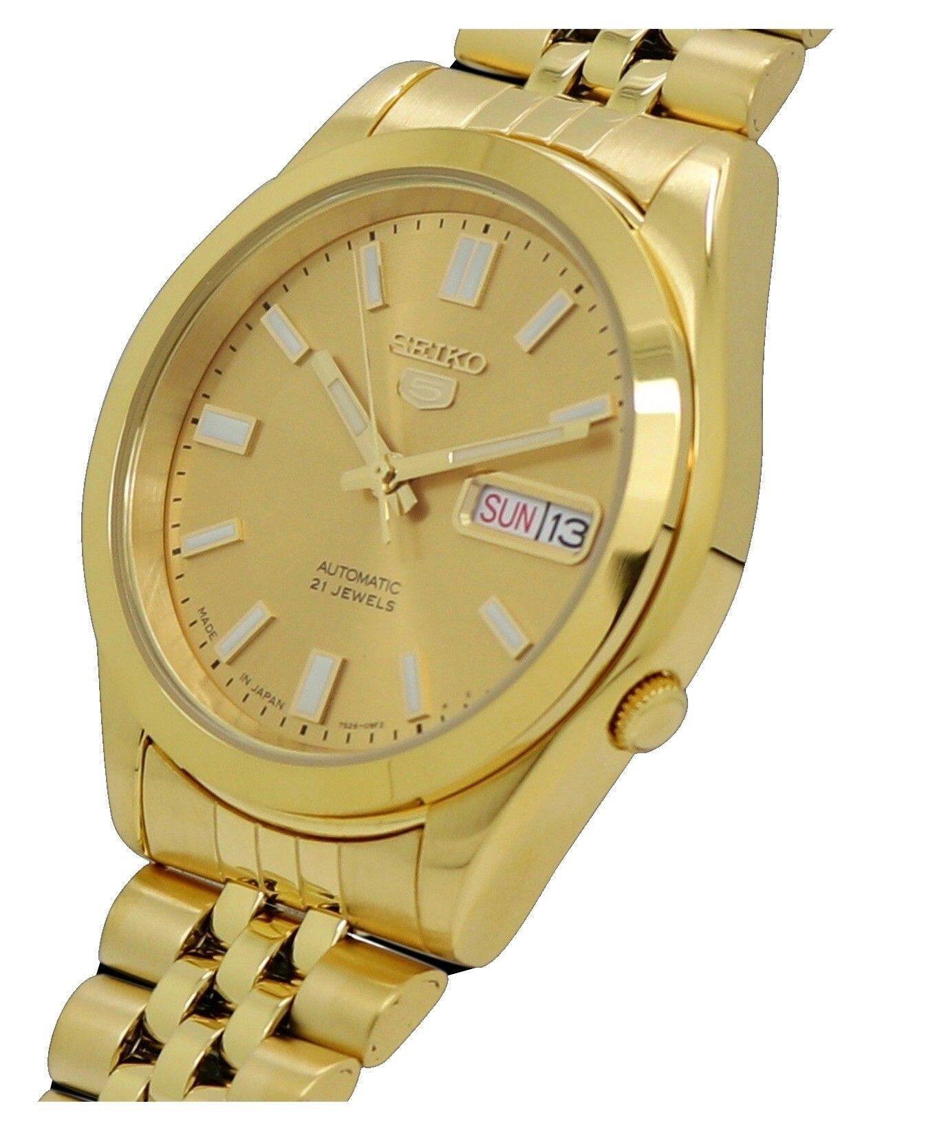 ✨SEIKO✨セイコー✨マーベル✨ゴールド✨21JEWELS✨腕時計✨ Seiko Tone Stainless Steel Dial 21 Jewels Automatic SNKK20K1 Men's