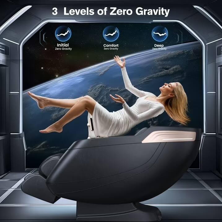 3 Levels of Zero Gravity

Initial Zero Gravity  
Comfort Zero Gravity  
Deep Zero Gravity