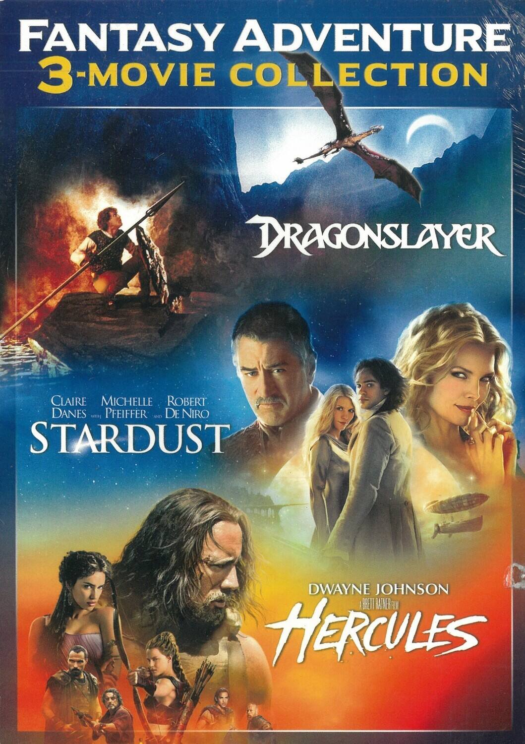 Front. Fantasy Adventure: 3-Movie Collection   - DVD.