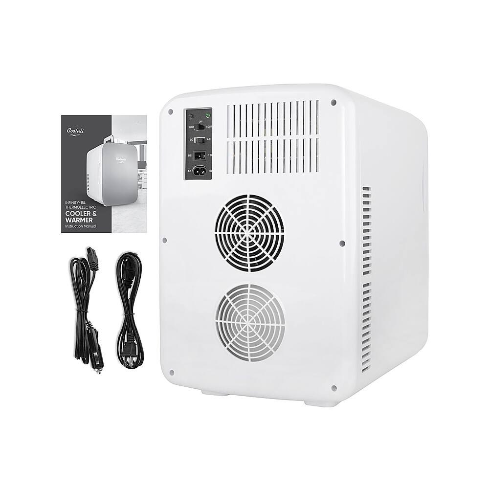 Alt View 15. Cooluli - Infinity 0.5 Cu. Ft. Mini Fridge - Gold.