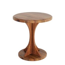 Kadyn - Nightstand, Night Stand,Wood End Table, Round Sofa Side Table Vintage Nightstand,Rustic - Brown