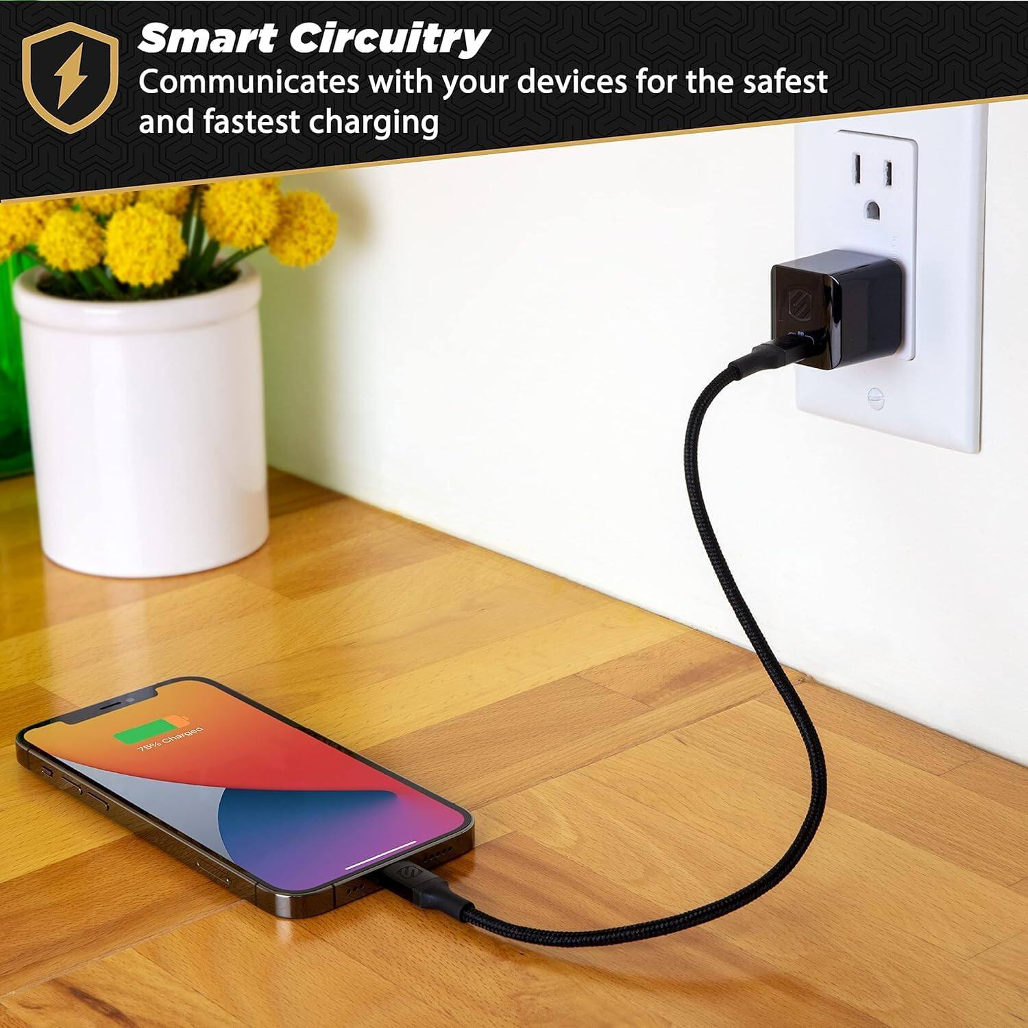 Smart Circuitry  
Communicates with your devices for the safest and fastest charging