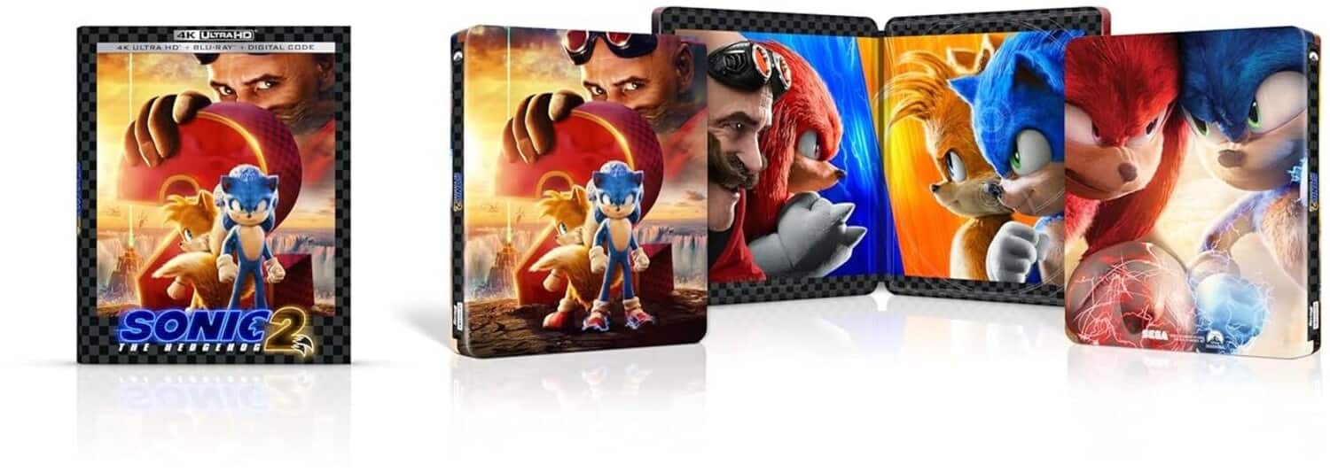 Sonic the Hedgehog 2 (Steelbook)  - 4K Blu-Ray