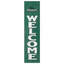 Jardine - Binghamton Bearcats 12'' x 48'' Welcome Outdoor Leaner - Green