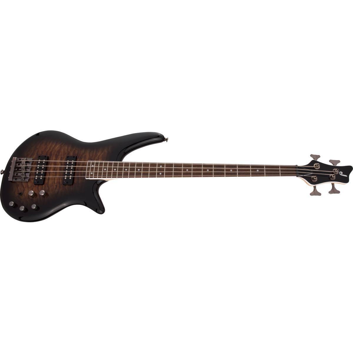 Alt View 3. Jackson - Jackson JS3Q JS Series Spectra Bass Guitar, Dark Sunburst.