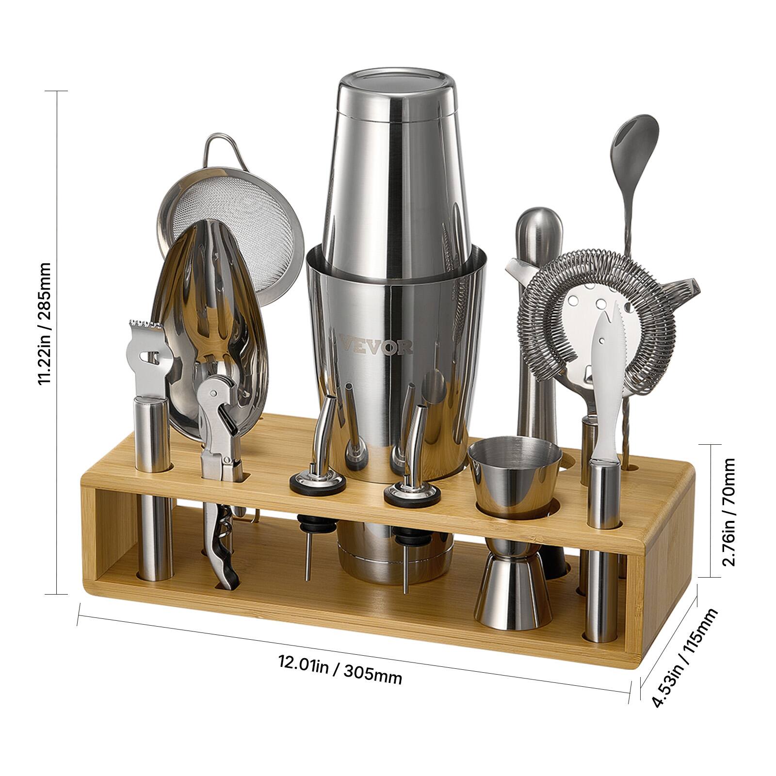 VEVOR Cocktail Shaker - Thumbnail 4