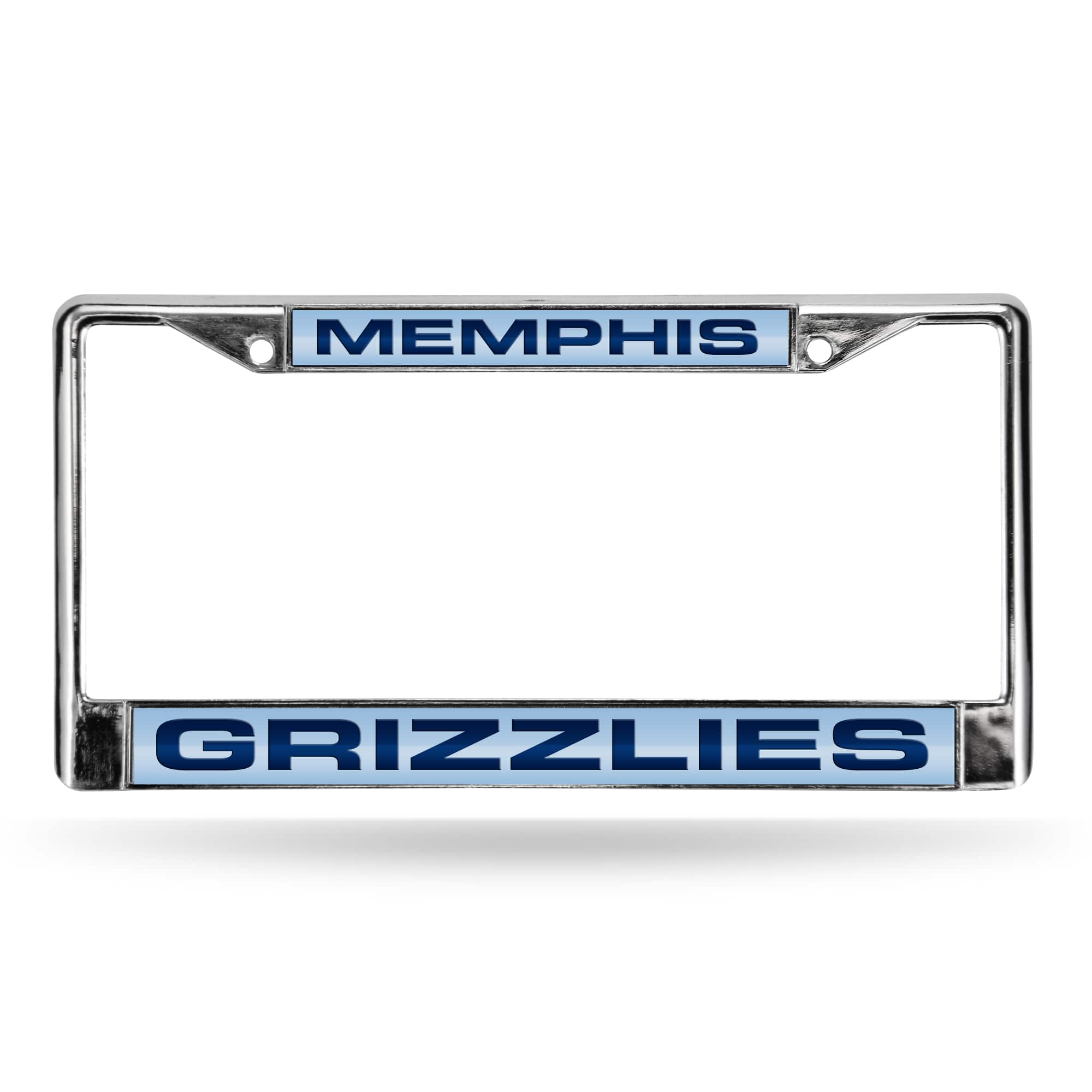 Rico Industries - Memphis Grizzlies Chrome Metal License Plate Frame Holder - Multi