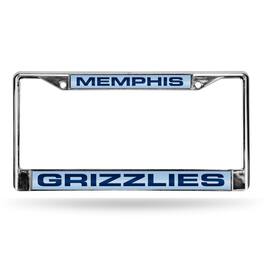 Rico Industries - Memphis Grizzlies Chrome Metal License Plate Frame Holder - Multi