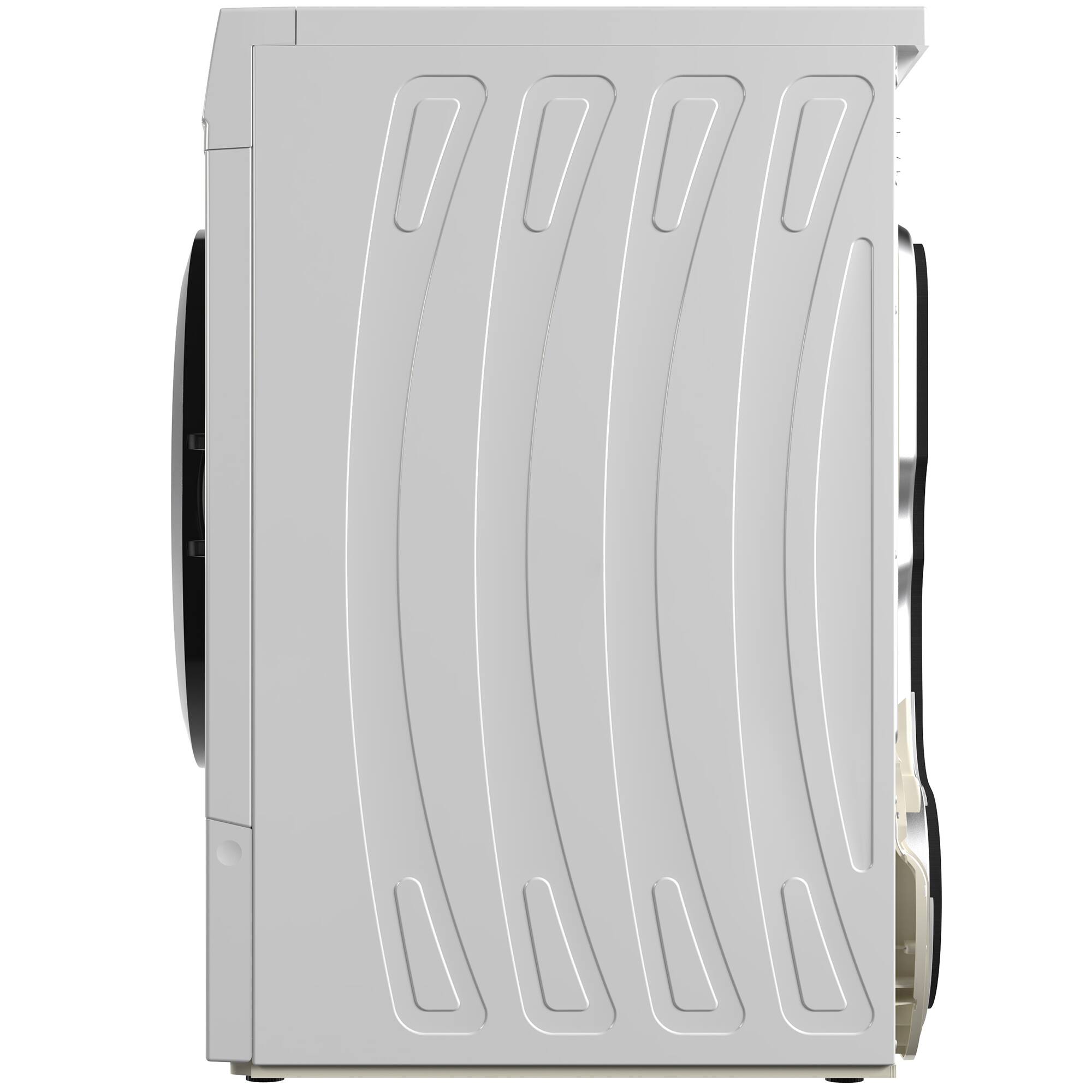 Alt View 3. Magic Chef - 24 in. 4.0 cu.ft. Ventless, Condensing Front Load Stackable Electric Dryer in White - White.