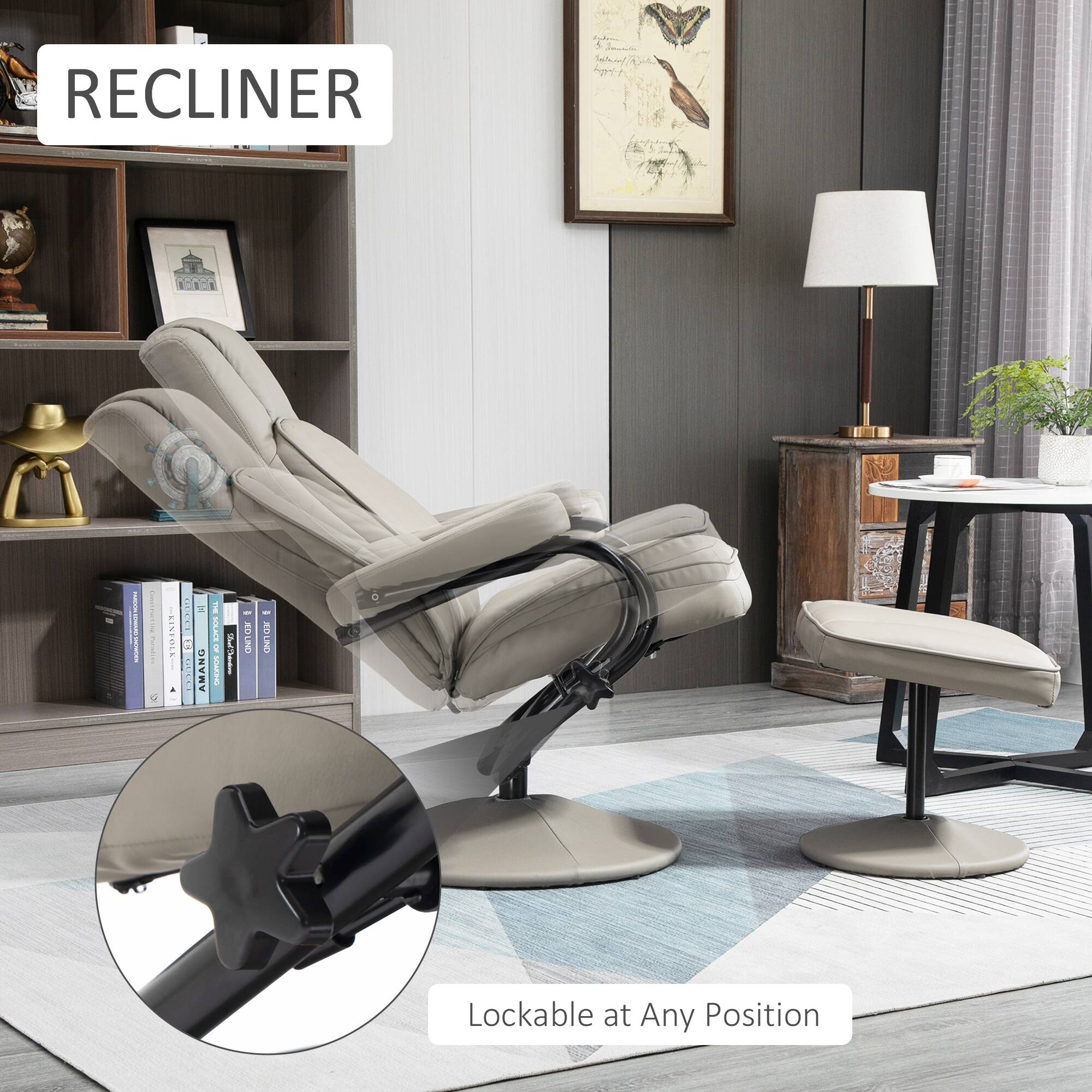 RECLINER

Lockable at Any Position