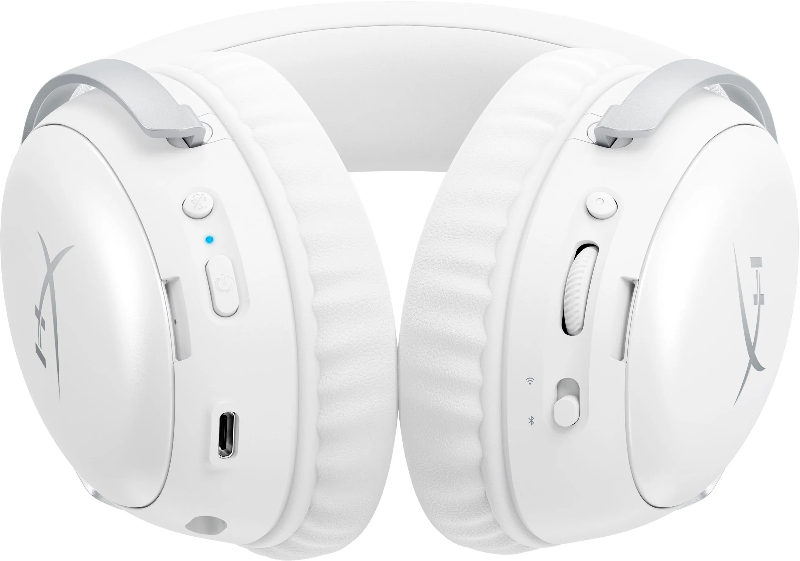 Alt View 12. HyperX - Cloud III S Wireless Gaming Headset for PC, PS5, PS4, Nintendo Switch, Mac, and Mobile - White.
