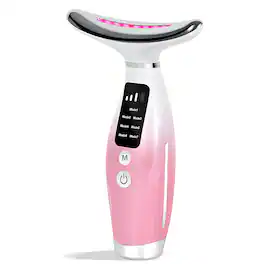 Cluzine - 7-Color LED Neck & Face Massager with Microcurrent & Heat Therapy