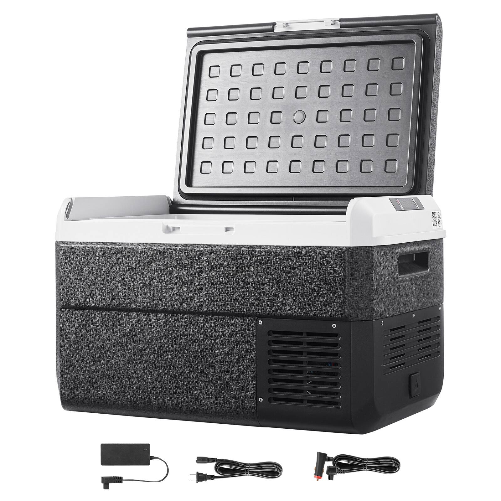 VEVOR - 12 Volt Car Refrigerator, 42.3QT/40L Car Fridge, Portable Electric Cooler with -4℉~68℉ Adjustable Temperature - Black