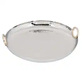 Jiallo - Hamilton round tray - Stainless Steel - Silver