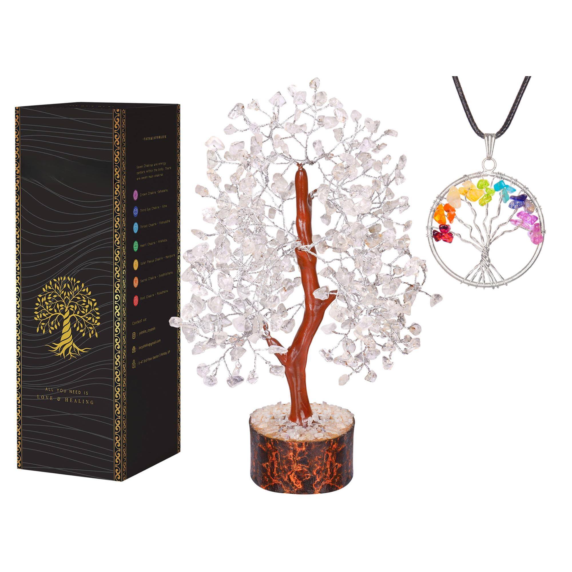 Clear Quartz Silver Wire