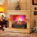 Alt View 1. Gymax - Gymax 26 Inches Infrared Quartz Electric Fireplace Log Heater with Realistic Pinewood - Black.