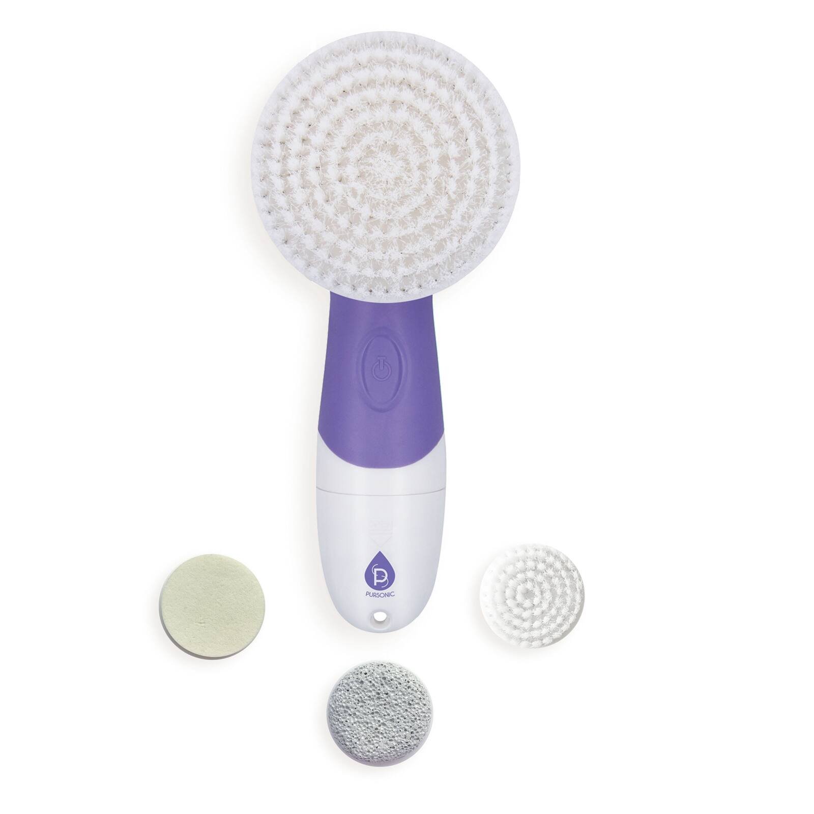 Pursonic - Waterproof Facial Cleansing Brush - Purple