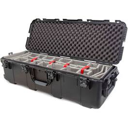 NANUK - 988 Wheeled Waterproof Hard Case with Padded Divider, Black