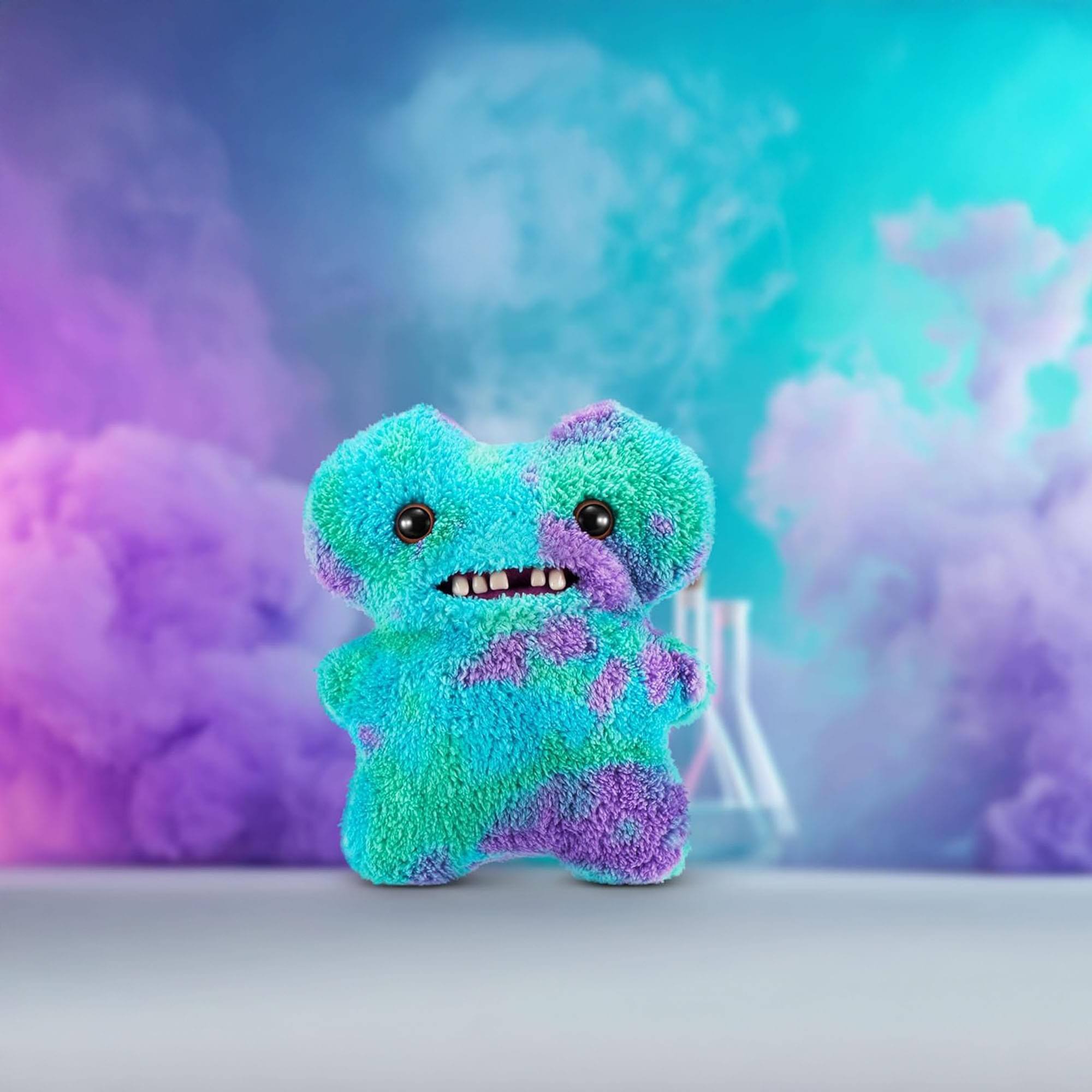Alt View 3. ZURU - Fugglers Laboratory Misfits 9 Inch Plush | Gaptooth McGoo - Blue.