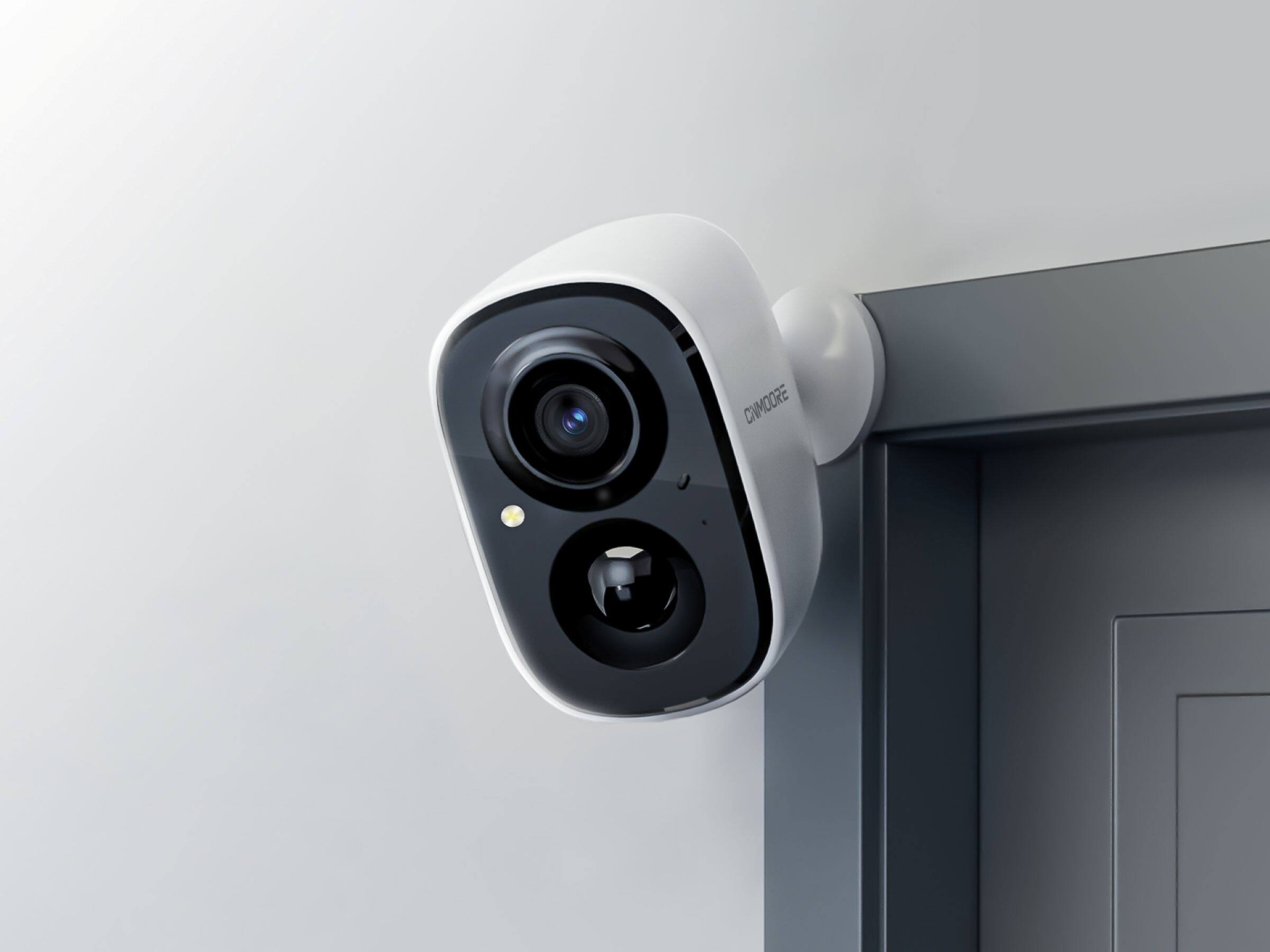 Alt View 1. CiNMOORE - Single Band WiFi Outdoor Camera.