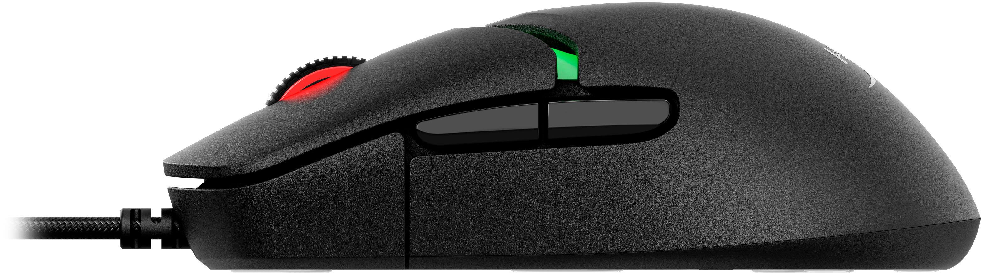Alt View 9. HyperX - Pulsefire Saga Lightweight Wired Optical Gaming Mouse with RGB Lighting - Black.
