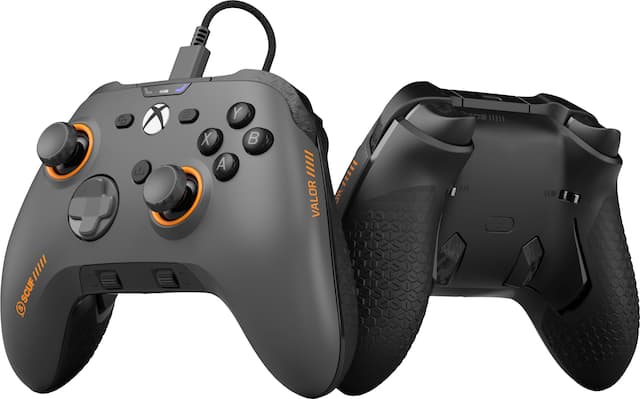 SCUF - VALOR Wired TMR Performance Controller for Xbox Series X|S, Xbox One and PC - Steel Gray