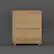 Front. FUFU & GAGA - FUFU&GAGA 2 - Drawer Nightstand: Minimalist Bedroom Storage Solution - Wooden.