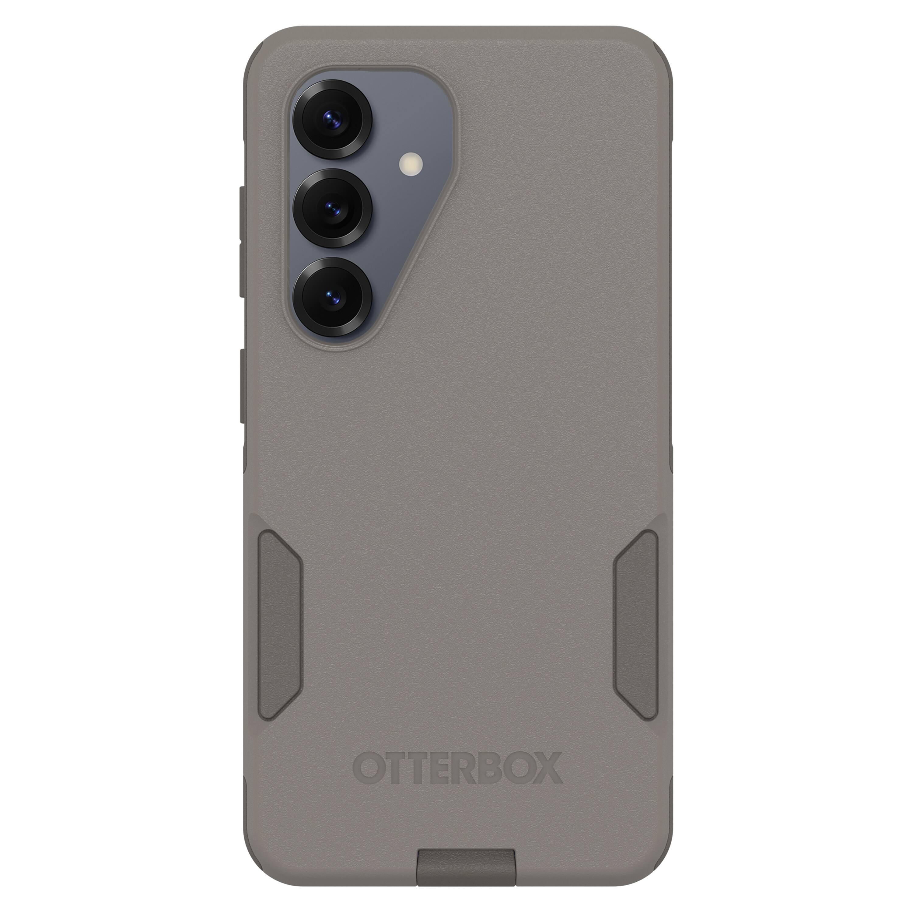 Angle. OtterBox - Commuter Series Hard Shell for Samsung Galaxy S26 - BROWN.