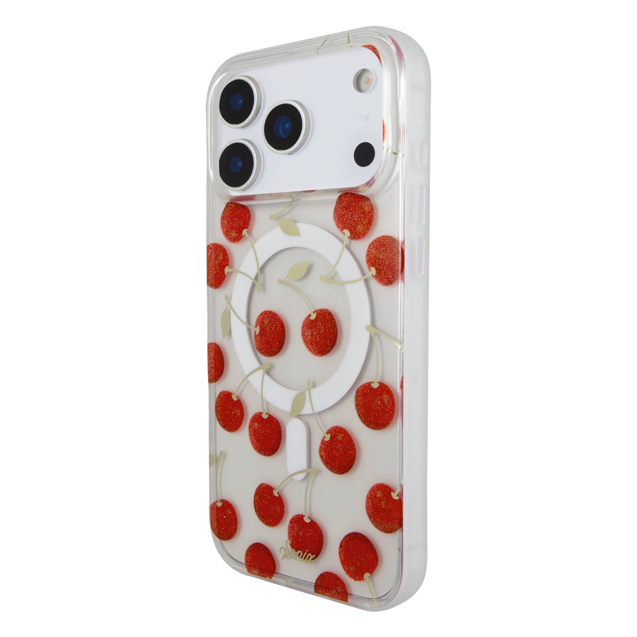 Left. Sonix - Sonix iPhone 17 Pro Max MagSafe Phone Case - Cherry On Top - Cherry On Top.