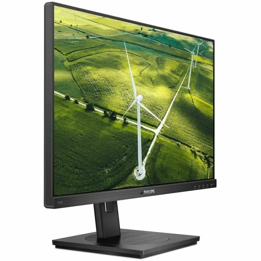 Philips 242B1G 24 inch Monitor, LED, FHD, VGA, DVI, HDMI, DP, USB Hub ...