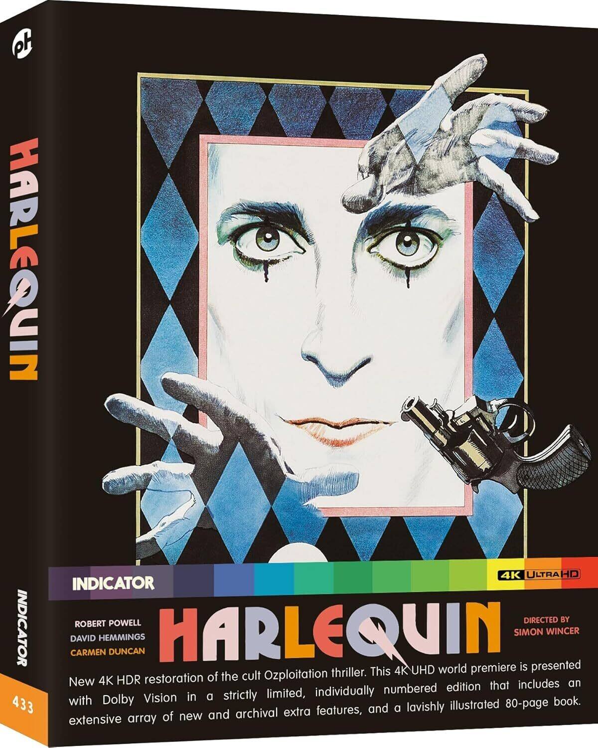 Front. Harlequin (aka Dark Forces)   - 4K Blu-Ray.