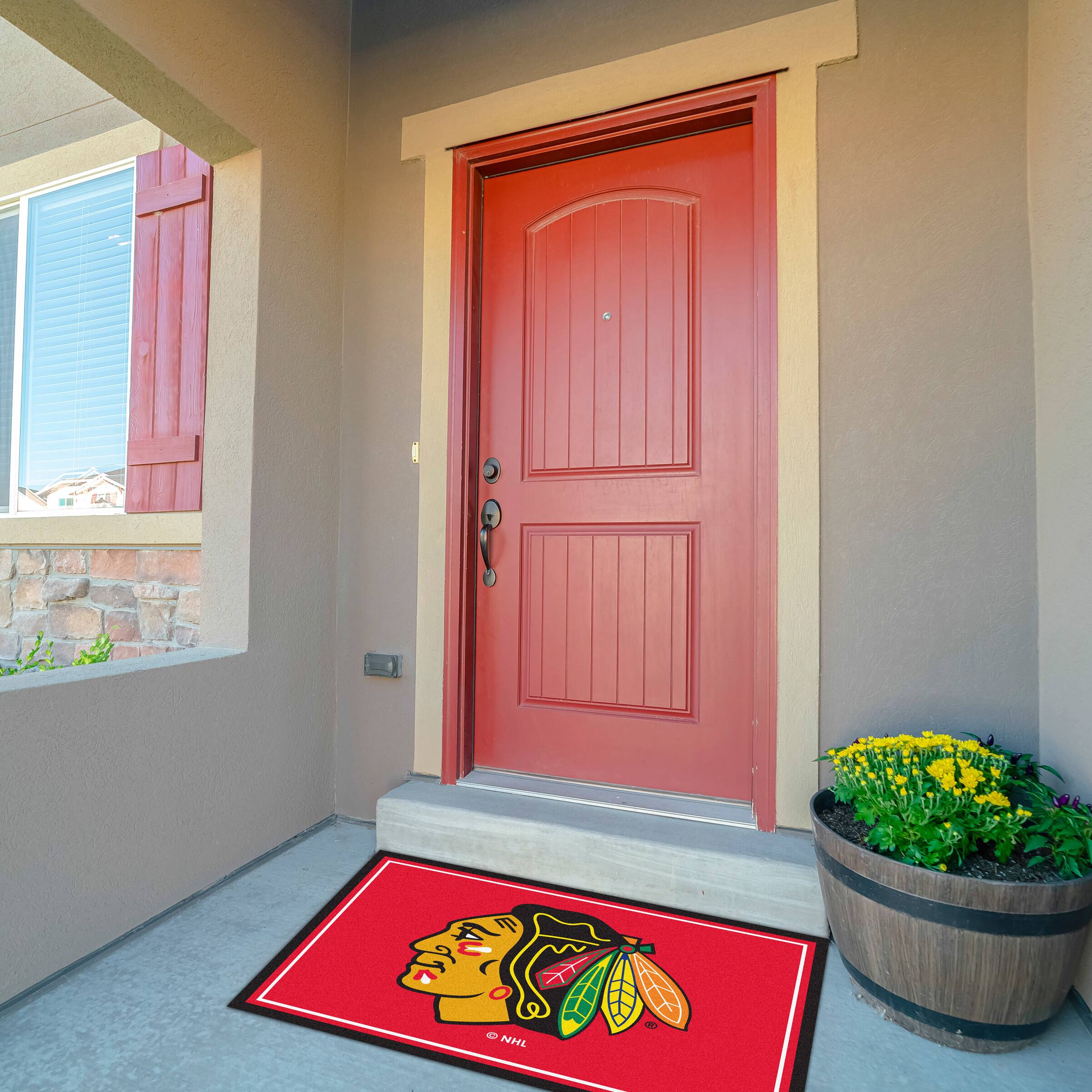 Alt View 3. Imperial - Chicago Blackhawks 2'8" x 3'10" Area Rug - Multicolor.