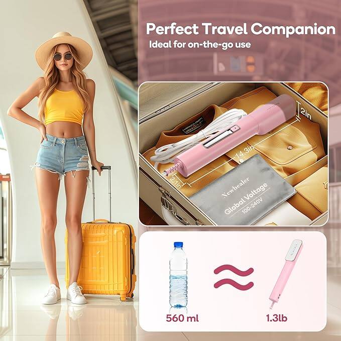 Perfect Travel Companion  
Ideal for on-the-go use  

A CoEr 2in - 14.3in 3in 14 Newbealer Global Voltage 100-240V 2in 560 ml 1.3lb