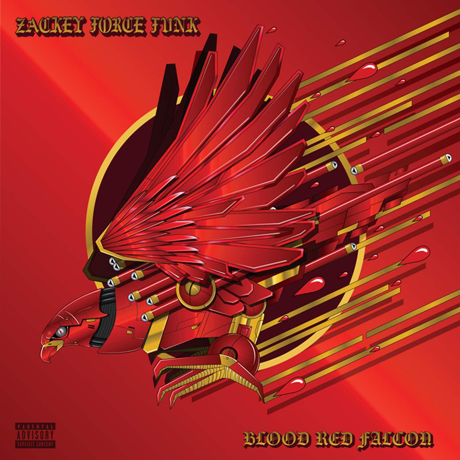 Zackey Force Funk - Blood Red Falcon - Red Marbled   - VINYL LP price history on PriceWatchPro
