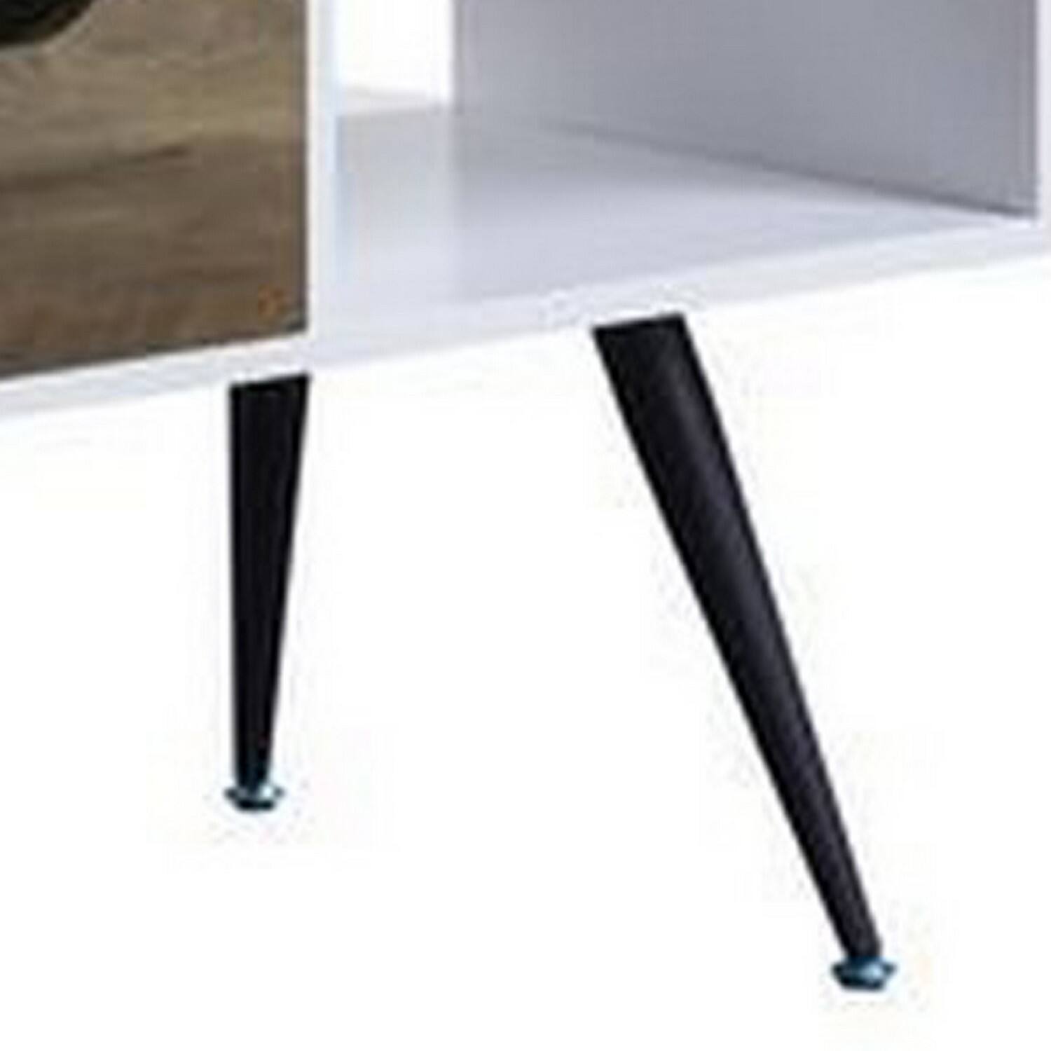 Alt View 3. Manhattan Lane - Coffee Table with Melamine Paper Veneer Top and 1 Drawer - White.