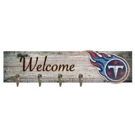 Fan Creations - Tennessee Titans 24" x 6" Mounted Coat Hanger - Multicolor